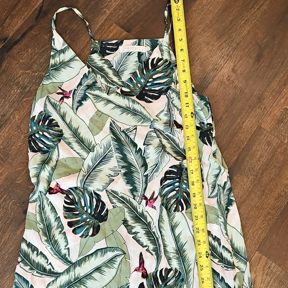 REVOLVE Seafolly palm ParadisE SLIP, COVERUP DRESS